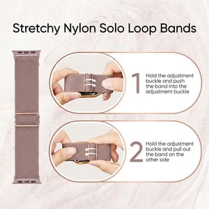 Correa de nailon para reloj <span class=keywords><strong>Apple</strong></span> <span class=keywords><strong>Watch</strong></span> Series 11 10 46mm 42mm 44mm 45mm <span class=keywords><strong>SE</strong></span> 3 2 Ultra 3 2 49mm, correa deportiva transpirable para mujeres y hombres - Product Image 3