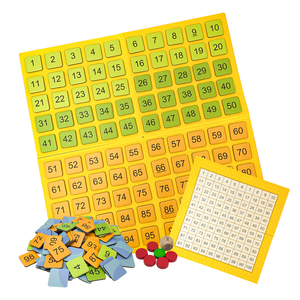Toán học tương tác đếm Bảng tính toán Kid học chơi khám phá số Montessori đồ chơi với 1-100 - Product Image 1