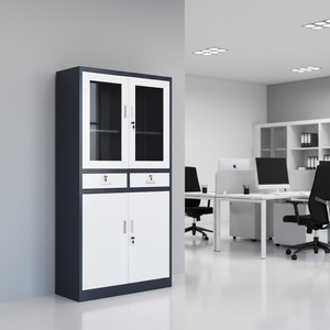Factory Direct Sales Modern Medical Office Furniture Cupboard <b>Cabinet</b> Office Filing <b>Cabinets</b> Glass Steel Eco-Friendly Home Hotel - Product Image 4
