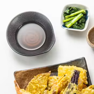 Artistic Kasure Texture Japandi Style Multi-Purpose Reusable Black Ceramic <b>Snack</b> <b>Bowls</b> for Hot Pot Yamaki Kiln Japan Business - Product Image 6