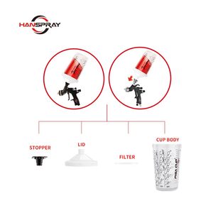 Auarita MP-500 súng phun cốc l.v.l.<span class=keywords><strong>p</strong></span> 1.3mm 600ml cốc cho súng phun đ<span class=keywords><strong>i</strong></span>ện - Product Image 5