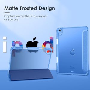 Cho iPad 10th thế hệ trường hợp 10.9 "phát hành trong 2022, matte Slim cứng trở lại, mềm TPU khung với Bút Chì Chủ - Product Image 6