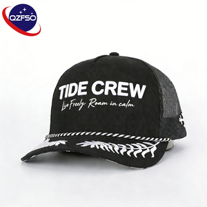 Casquette de baseball camouflage à 6 panneaux QZFSO, personnalisée, de haute qualité, avec logo imprimé, broderie, maille, style hip-hop, pour hommes - Product Image 1