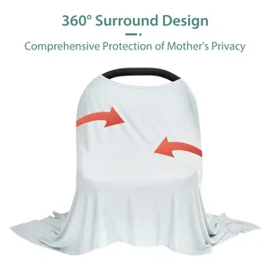 Super Soft Rayon Stroller Cover Elastic Nursing Cover For Breastfeeding