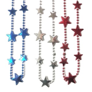 Collar con colgante del Día de la Independencia de EE. UU. con cadena de cuentas decorativa para decoraciones de fiestas, diseño transfronterizo - Product Image 5