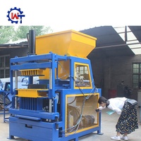 Machine à blocs de terre WT4-10, machine à mouler des briques d'argile, machine à briques BTC