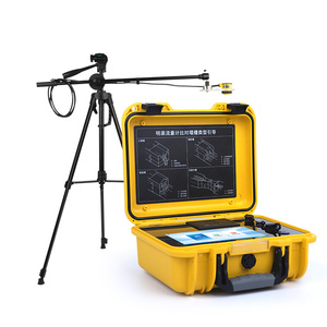 Xách tay liên tục thời gian thực mở kênh Flow Meter hiển thị 10 loại weirs flumes hồ sơ môi trường xung quanh thiết bị kiểm tra - Product Image 1