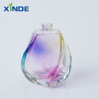 Flacon compte-gouttes en verre de sérum vide rond/sphérique de luxe pour huiles essentielles soins de la peau manipulation de Surface d'impression d'écran