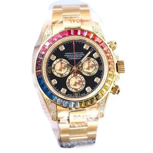 Reloj Laojia Rainbow Dido Gysophila Pearl de 40 mm, Acero Inoxidable, Mecánico Automático, Segundero, Comercio Exterior Transfronterizo, para Hombre - Product Image 5