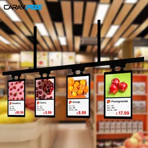Appesa a parete elettronica automatica dello schermo a colori etichetta cartellini dei prezzi display etichetta elettronica per negozio al dettaglio