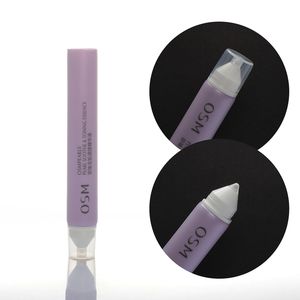 Grosir cetakan kustom 10ML 20ML tabung kosmetik plastik kosong ungu ramping untuk esensi kemasan Remas untuk Toning kulit - Product Image 2
