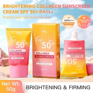 <span class=keywords><strong>Crema</strong></span> <span class=keywords><strong>Viso</strong></span> al Collagene TWG OEM Personalizzata SPF50+ PA+++ 50g Rassodante Sbiancante <span class=keywords><strong>Protezione</strong></span> UV Idratante - Product Image 2