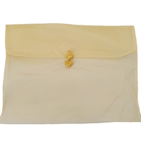 Sac de rangement en tulle transparent avec fermeture à boucle, pour foulards, vêtements Cheongsam, sac cadeau à rabat, en stock