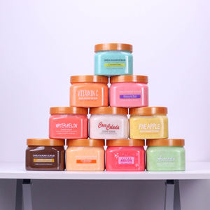 Gommage corporel au sucre 550 ml, nettoie la peau, exfolie, nourrit l'épiderme, améliore la rugosité, éclaircit, resserre les pores, soin du corps - Product Image 2