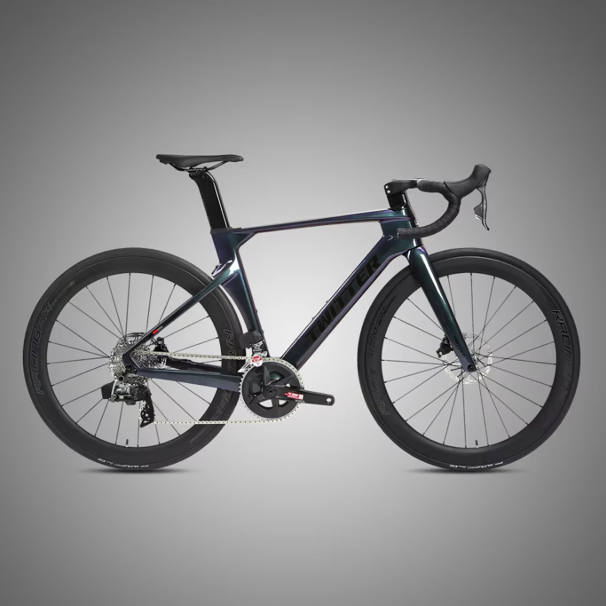 High Quality R10 Carbon Fiber Road Bike - 22S Disc Brakes