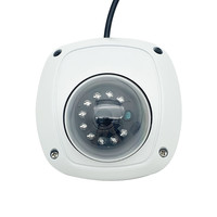 Caméra dôme IP interne pour bus scolaire OEM/ODM EMV EMV002XFKL avec connecteur RJ45 simple tête, vision nocturne 1080P, H.264/H.265, RTSP, SDK, API