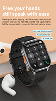 Montre connectée pour femmes, lecteur vidéo, fréquence cardiaque, écran HD de 2.01 pouces, plus de 100 sports, appel Bluetooth, Android IOS