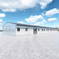 Maison conteneur modulaire préfabriquée en structure acier à panneaux sandwich, démontable, en kit plat, pour camping et dortoir