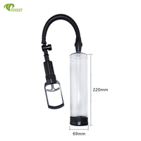 Bomba de Vacío para Agrandamiento Masculino, Copa Masajeadora de Silicona Impermeable, Juguete de Entrenamiento para Pene, Potenciador de Pene, Bomba de Pene Masculina Personalizada, Compra al por Mayor
