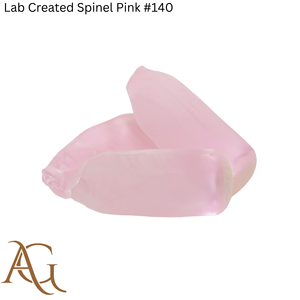 Espinela Cultivada en Laboratorio, Espinela Rosa Creada en Laboratorio # 140 bolas de piedras preciosas sintéticas en bruto, materia prima simulada creada por fusión de llama - Product Image 1