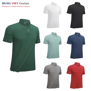 Golf uni d'approvisionnement en vrac de l'UE pour polos pour hommes grande taille impression et broderie de logo personnalisé incluses - Product Image 5