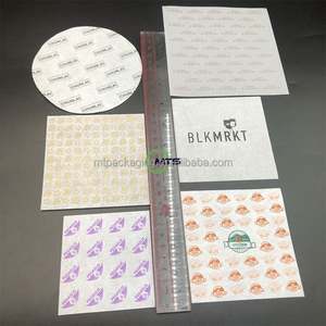 Papier ciré alimentaire imprimé avec logo personnalisé, résistant à la graisse, pour sandwichs, biscuits, lait, gelée, sucettes, chewing-gum, en feuille individuelle - Product Image 5