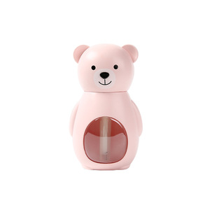 Cute Bear Shaped Humidifier <b>With</b> Night <b>Light</b> USB Powered Large Mist Output For Home Desktop Car Gift Pink - Product Image 2