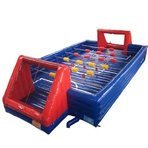 Thương Mại Cấp Inflatable Con Người Foosball, Inflatable Xà Phòng Con Người Bảng Bóng Đá Để Bán