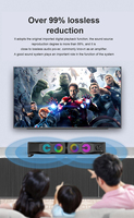 Soundbar Komputer Gaming PC 2.0CH RGB 2 in 1 yang Dapat Dilepas dengan Kabel