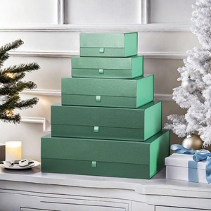 Custom Wholesale With Logo New Arrival Simple Elegant Folding Gift <b>Box</b> - Product Image 6