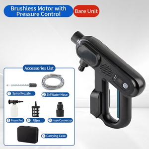 Pistolet de lavage de voiture sans fil haute pression personnalisé, outil d'arrosage haute puissance rechargeable à batterie lithium pour usage domestique - Product Image 4