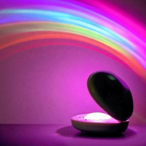 Kanlong Ins <span class=keywords><strong>facebook</strong></span> bebé niños LED del arco iris LGBT USB Luz de la noche para proyector para cumpleaños Regalos de novia - Product Image 1