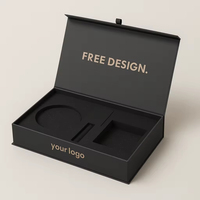Boîte cadeau en carton rigide avec fermeture magnétique, logo personnalisé, finition mate, écologique, haut de gamme, insert en mousse pour boîte de soins de la peau ou de parfum