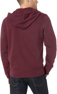 Sweat-shirt à capuche zippé intégral doublé en molleton de coton 450 g/m² pour homme, personnalisable avec logo, sérigraphie/transfer thermique, collection automne, vente en gros - Product Image 3