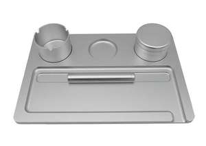 En Stock, Bandeja Redonda Simple de Aluminio de 27.8*18.3CM con Molinillo y Cenicero para Accesorios de Fumar Beyou - Product Image 4
