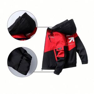 Design Men's Spring New Korean Trendy Hooded <b>Jacket</b> Loose Gown Coat with Wholesale Options - Product Image 5