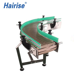 Transportador Modular de Corrente Plana para a Indústria de Bebidas, Suporte para Transferência de Garrafas e Latas com Função de Virada - Product Image 1