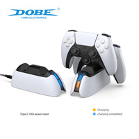 Station de charge double RGB multifonctionnelle DOBE pour manettes PS5, accessoires de jeu PS5