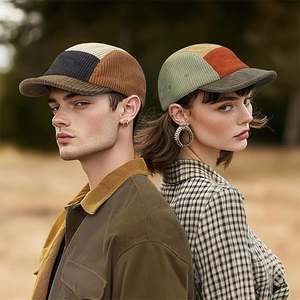 Gorra de Caza de Verano de 5 Paneles de Pana Suave para Exteriores, Marca Personalizada, para Camping y Béisbol - Product Image 6