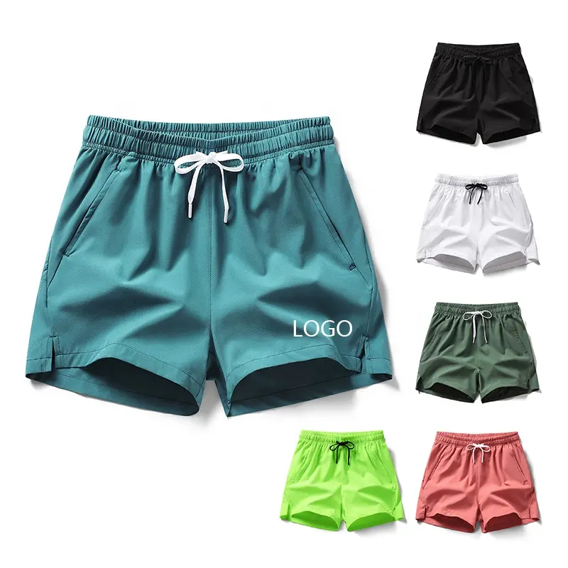 High Quality Custom Your Trend Plain Beach Swim Shorts For Men Running Jogger Fitness Gym Board Shorts Swim Trunks