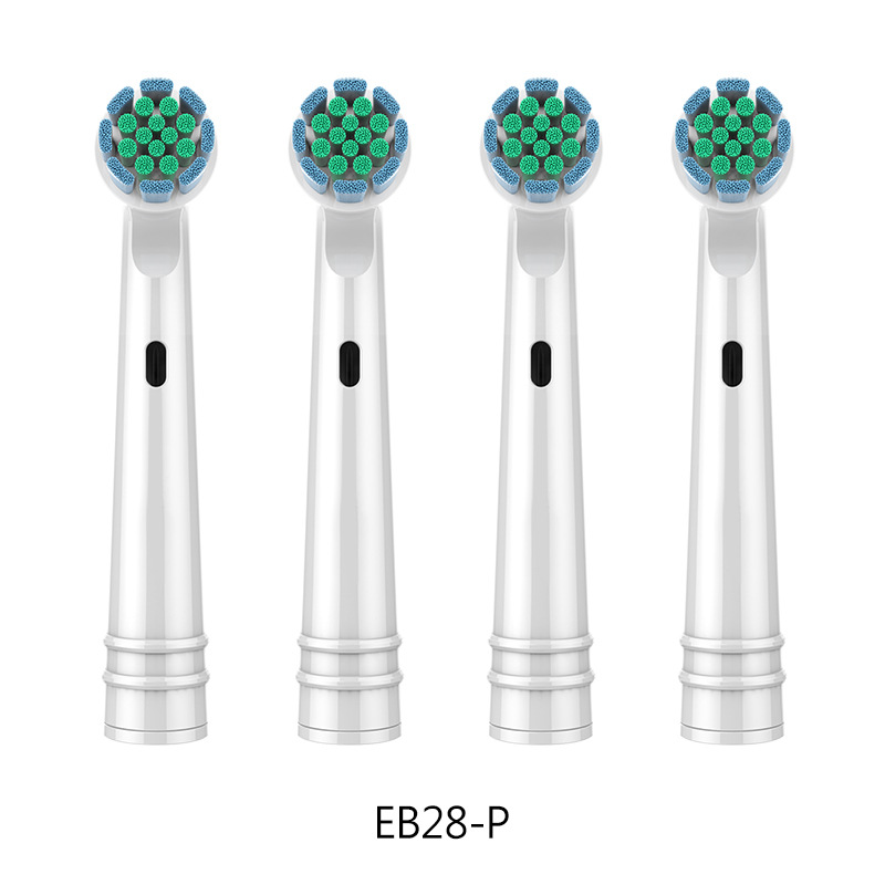 Новое поступление, лидер продаж Tiktok, 4 шт., сменная электрическая зубная щетка, переносные головки с защитной крышкой