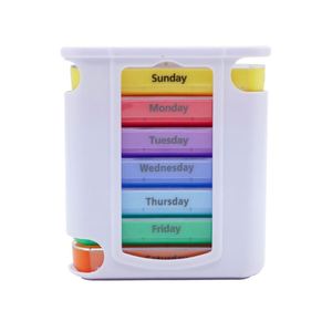 Pastillero de Plástico Semanal de 7 Días con 14 Compartimentos para Tomar Dos Veces al Día - Product Image 1