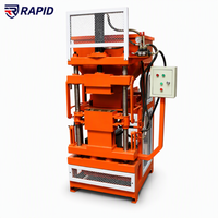 Machine à fabriquer des blocs RPT1-10, petite machine entièrement automatique pour la fabrication de briques en argile, machinerie de fabrication de briques automatique
