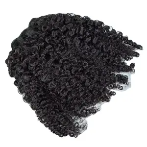 In Stock Natural Virgin Human Hair Extension Bundles Wholesale Kinky Curly Vietnamese Raw Hair Verified Weft Supplier