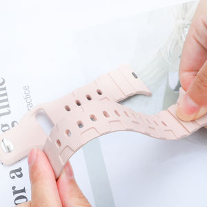 <span class=keywords><strong>Correa</strong></span> Deportiva de Silicona Impermeable para Reloj IWatch <span class=keywords><strong>Apple</strong></span> <span class=keywords><strong>Watch</strong></span> Series 11 10 9 Ultra 8 7 6 5 4 3 2 1 SE para Mujer y Hombre - Product Image 3