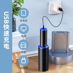 Aspirateur de voiture portatif, mini aspirateur rechargeable haute puissance, forte aspiration, 0,2 l, sans fil, bleu - Product Image 1
