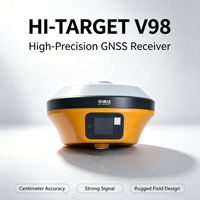 Récepteur GPS RTK V98 Hi-Target avec prise en charge NTRIP et 1408 canaux pour les relevés de points de contrôle au sol par drone et la cartographie de site