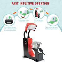 Machine d'Impression Automatique de Casquettes 3 en 1 Freesub, Presse à Chaud Électrique pour Chapeaux et Casquettes, Vente en Gros F136