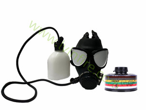 معتمد من CE ، جهاز تنفس الهواء الكامل للوجه <span class=keywords><strong>NBC</strong></span> آمن مع زجاجة مشروب أنبوبية طويلة لحماية السلامة - Product Image 3