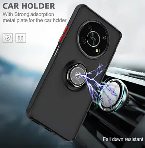 Funda protectora de teléfono para Huawei Honor X 7 X8 X9 Magic4 X30i Honor Play 30 Plus con soporte de anillo de atracción magnética para coche XXD